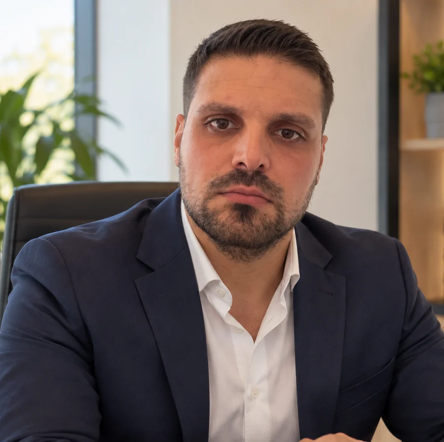 Porträt von Bruno Azevedo, Gründer von Rosa Care.